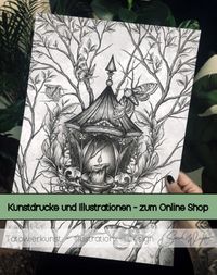 Illustration Sarah Wagner, Kunstdruck, Tattookunst, Prints, Tattooshop, Onlineshop