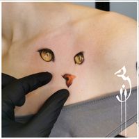 Realistic Cat Eye Tattoo